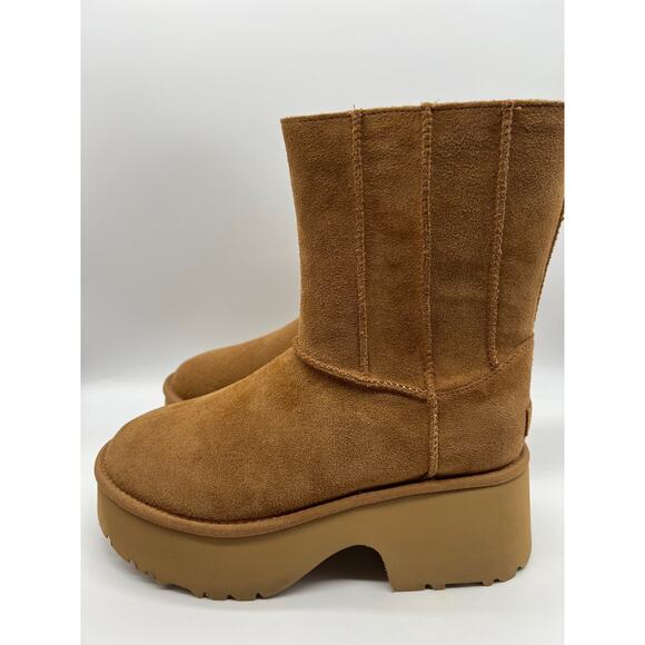 UGG Classic Twin Seam New Heights Boot Chestnut 1158313 Women's Size 10 - Picture 15 of 16